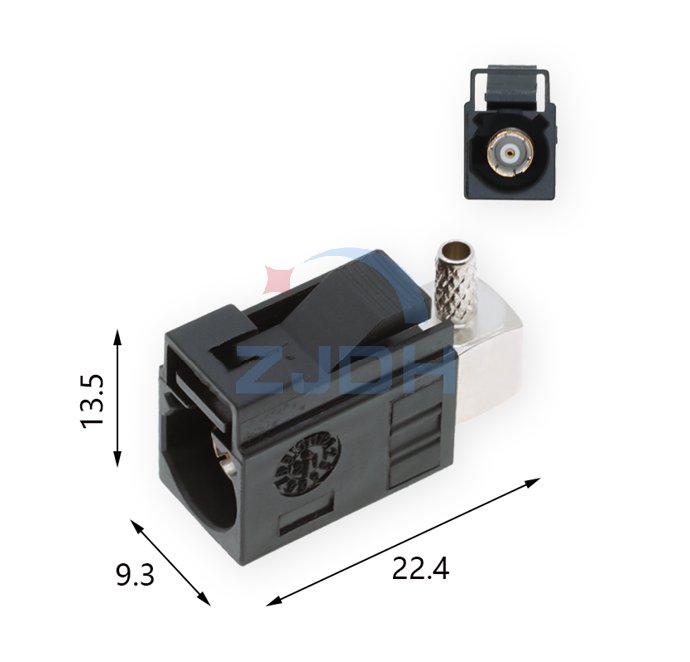 法克拉短体母壳A型-ZJDH-乐清市地宏接插件有限公司