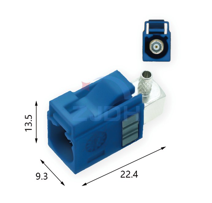 法克拉短体母壳C型-ZJDH-乐清市地宏接插件有限公司