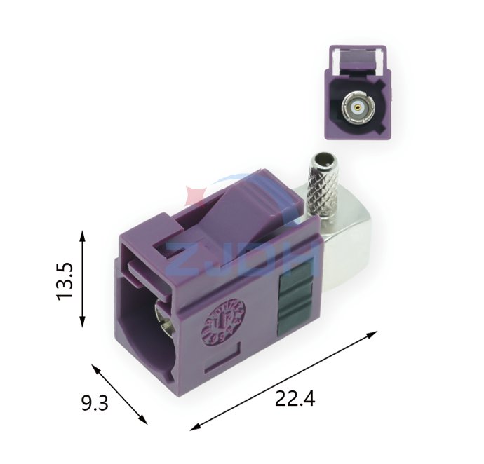 法克拉短体母壳D型-ZJDH-乐清市地宏接插件有限公司