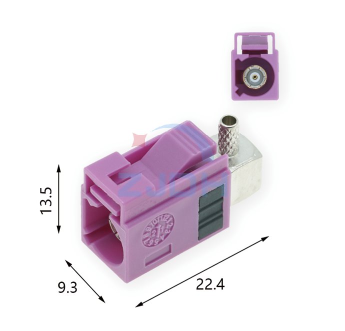 法克拉短体母壳H型-ZJDH-乐清市地宏接插件有限公司
