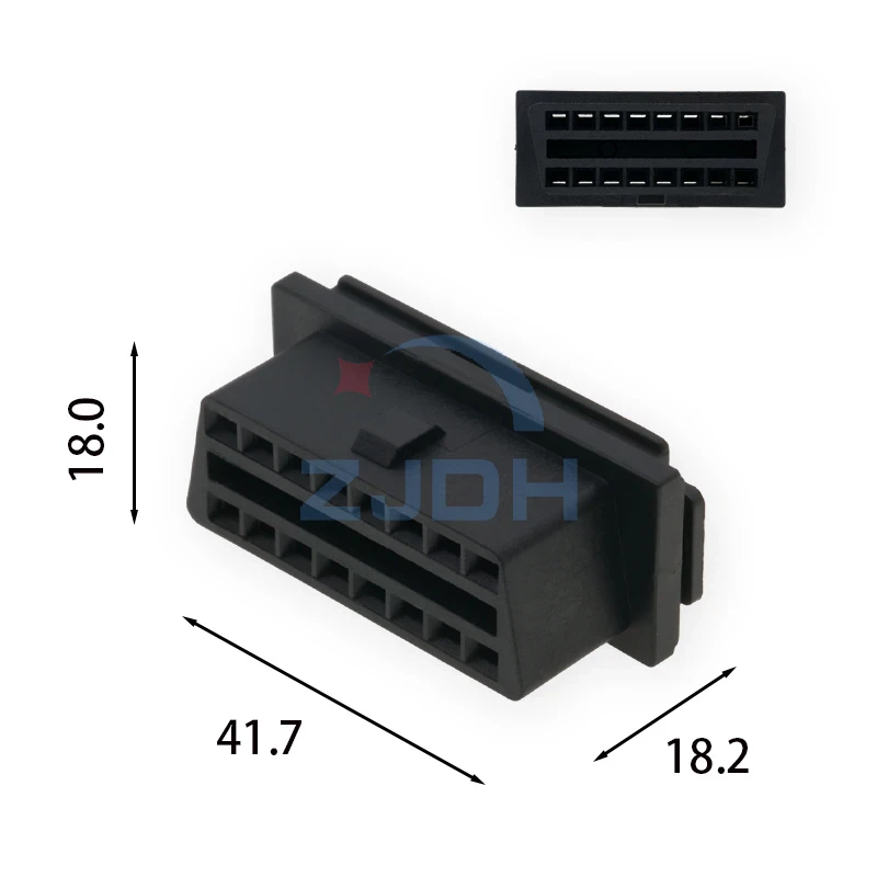 OBD母头连接器-ZJDH-乐清市地宏接插件有限公司